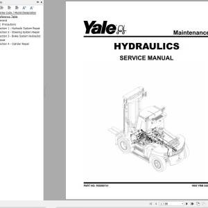 Yale K876 (GDP160EFS12 to GDP80-120DF Europe) Service Manual