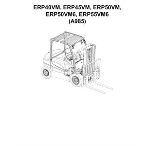Yale A985E ERP40VM ERP45VM ERP50VM ERP50VM6 ERP55VM6 Parts Catalog 550041567 05-2024