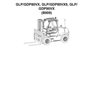 Yale B909E GLP80VX to GDP90VX Parts Catalog 550055761 05-2024