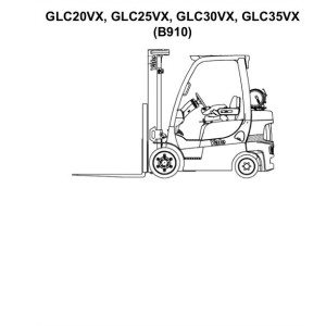 Yale B910E GLC20VX GLC25VX GLC30VX GLC35VX Parts Catalog 550096293 05-2024