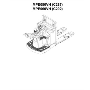 Yale C287 C292 MPE080VH MPE060VH Parts Catalog 550184014 02-2024