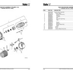 Yale C287 C292 MPE080VH MPE060VH Parts Catalog 550184014 02-2024