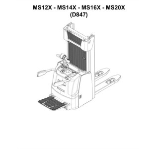 Yale D847E MS12X MS14X MS16X MS20X Parts Catalog 550191446 05-2024