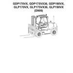 Yale D909 GDP170VX GDP175VX36 GDP190VX GLP170VX GLP175VX36 GLP190VX Parts Catalog 550230024 02-2024