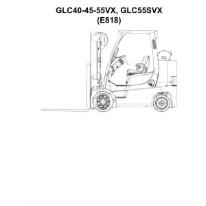 Yale E818E GLC40VX GLC45VX GLC55VX GLC55SVX Parts Catalog 524262291 05-2024