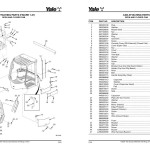 Yale F876E GDP80DC GDP90DC GDP100DC GDP100DCS GDP120DC Parts Catalog 550061708 05-2024