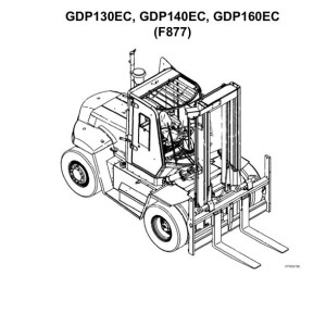 Yale F877E GDP130EC GDP140EC GDP160EC Parts Catalog 550061716 05-2024