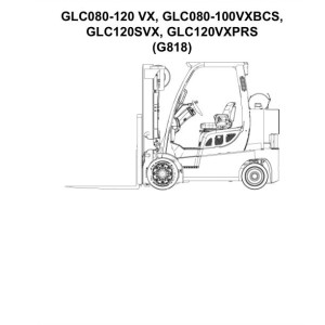 Yale G818 GLC080VX to GLC120VXPRS Parts Catalog 550118393 02-2024