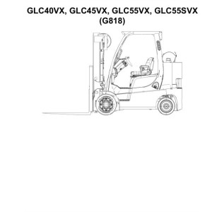 Yale G818E GLC40VX GLC45VX GLC55VX GLC55SVX Parts Catalog 550118396 05-2024