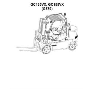 Yale G879 GC135VX GC155VX Parts Catalog 550256270 02-2024