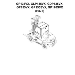 Yale H878 GP135VX GLP135VX GDP135VX GP155VX GP155SVX GP170SVX Parts Catalog 550256260 02-2024