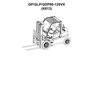 Yale K813 GP80VX to GDP12VX Parts Catalog 550118539 02-2024