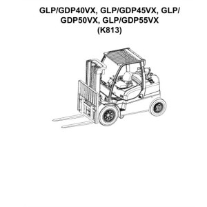 Yale K813E GLP40VX to GDP55VX Parts Catalog 550118542 05-2024