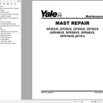 Yale GP20UX to GP070UX (A7S1) Service Manual 2025