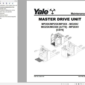 Yale MP20XV (C979) Service Manual 2024