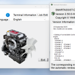 YANMAR SMART ASSIST ENGINE V2.50 09.2025 Program