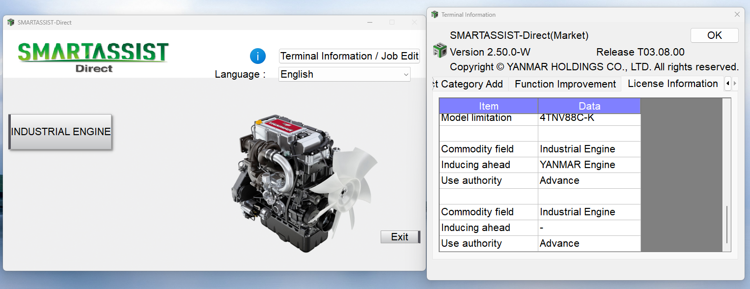 YANMAR SMART ASSIST ENGINE V2.50 09.2025 Program_2