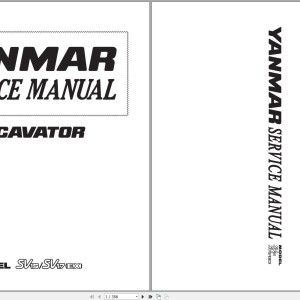 Yanmar SV15 SV17 SV17EX Service Manual Wiring Diagram SM0000604