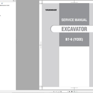 Yanmar B7-6 Service Manual 0BKB3EN00100