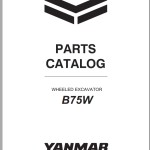 Yanmar B75W Parts Catalog CPB66ENMA00300 EU V3 2022