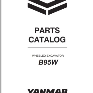 Yanmar B95W Parts Catalog CPC30ENMA00100 V3 EU 2020 2021 2022