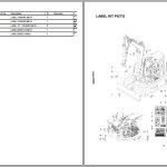 Yanmar SV86-7 Parts Catalog CPB69ENMA00100