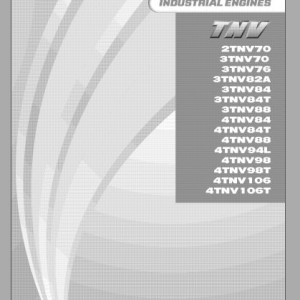 Yanmar TNV Series 2TNV70 to 74TNV106T Operation Manual 2014