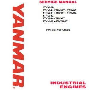 Yanmar TNV Series 3TNV82A to 4TNV106T Service Manual