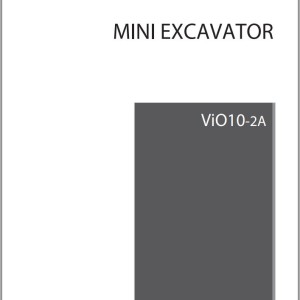 Yanmar ViO10-2A Parts Catalog CP480ENMA00100