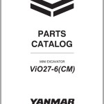 Yanmar ViO27-6 CM Parts Catalog CPB16DENMA00100