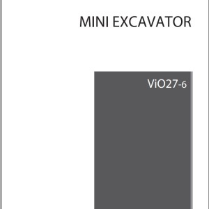 Yanmar ViO27-6 Parts Catalog CPB16EENMA00100