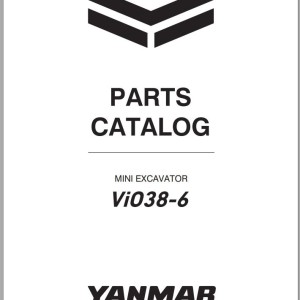 Yanmar ViO38-6 Parts Catalog CPB33ENMA00101