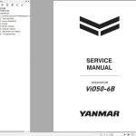 Yanmar ViO50-6B Service Manual MMB44ENMA00102