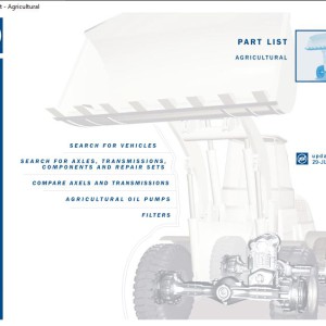 ZF Agricultural 08.2024 Electronic Parts Catalog