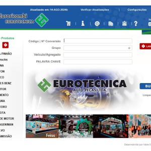 ZF Euroricambi Eurotecnica 08.2024 Brazil Electronic Parts Catalog