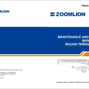 Zoomlion RT160 Maintenance Service Manual 2013